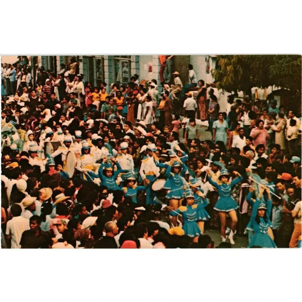 Carnaval Ceibeno, Maria Regina's Twirlers, Honduras Postcard
